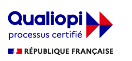 Logo Qualiopi — processus certifié — République Française